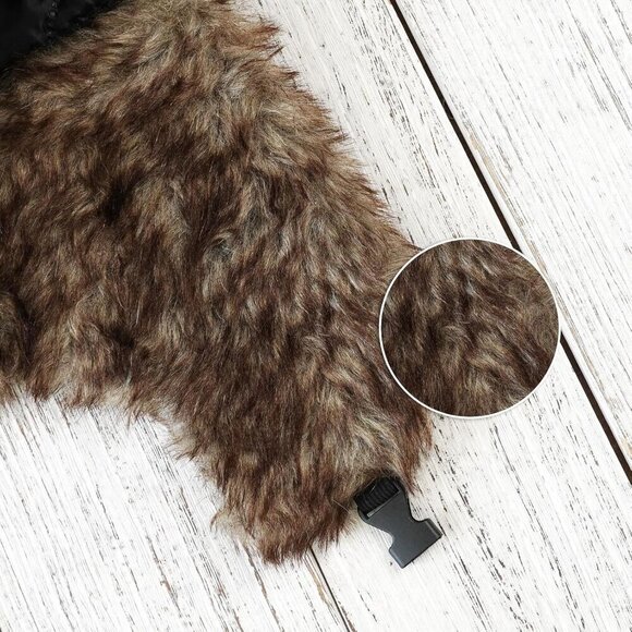 Men White ONWAY Faux Fur Trapper Hat Cozy Winter Ear Flaps Hat main image 3